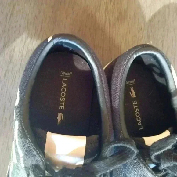 Lacoste Tennis Shoes Unisex Like New - Picture 5 of 6